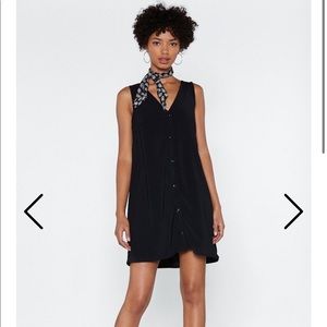 You Gotta Go Button-Through Me Relaxed Dress